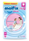 BFS   Molfix Külot Bez Fırsat Paketi 4 Beden 9-14 Kg 56 Adet