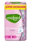 BFS   Molped Ultra Anatomik Uzun Ped Süper Eko 20 Adet