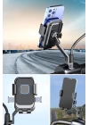 BFS  Motor,Motosiklet,Bisiklet ,Scooter İçin 360 Derece Dönebilen Dikiz Aynası Versiyonu Telefon Tutucu Aparat