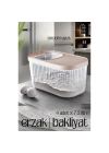 BFS  MultiBox Erzak Bakliyat Kutusu Sürgülü Kapak 7.5 Litre 4 ADET