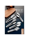 BFS  Mutfak Maşa Seti - Makarna Pasta Salata Çok Amaçlı Maşa 5 li SET 304 Paslanmaz Çelik