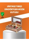 BFS Müzikli Balerin Figürlü Takı Kutusu Piyano Desenli Dekoratif