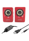 BFS  N62 1+1 Multimedia USB ve Jacklı Mini Hoparlör Yüksek Stereo Ses Sistemi