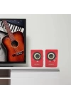 BFS  N62 1+1 Multimedia USB ve Jacklı Mini Hoparlör Yüksek Stereo Ses Sistemi