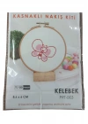 BFS Nakış Kitleri Kasnaklı 8.6 X 6 cm Kelebek