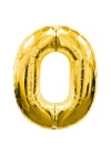 BFS Nessiworld   0 Rakamlı Folyo Balon Gold Renk  40 inç