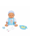 BFS Nessiworld 030021 Sunman, Bebelou Yemek Zamanı Sesli Bebek Seti 35 cm / +3 yaş