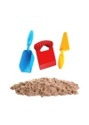 BFS Nessiworld 03690  Aksesuarlı Naturel Kinetik Oyun Kumu 1000 gr -Dede