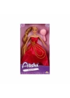 BFS Nessiworld 0835 SUN-RST-SIS-MNK Alisha Prenses Uzun Saçlı Aksesuarlı Bebek Set 29 cm 3renk -Sunman