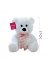 BFS Nessiworld 1178B Selay, Oturan Ayı 37 cm Beyaz
