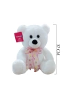 BFS Nessiworld 1178B Selay, Oturan Ayı 37 cm Beyaz