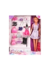 BFS Nessiworld 1429 SUN-RST-SIS- Alisha Yedek Ayakkabı ve Çantalı Bebek Oyun Seti - Sunman