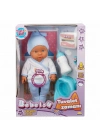 BFS Nessiworld 30011 Bebelou Tuvalet Zamanı Sesli Bebek Seti 35 cm -Sunman