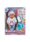 BFS Nessiworld 30011 Bebelou Tuvalet Zamanı Sesli Bebek Seti 35 cm -Sunman