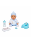 BFS Nessiworld 30011 Bebelou Tuvalet Zamanı Sesli Bebek Seti 35 cm -Sunman