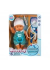 BFS Nessiworld 30111 Bebelou Doktor Zamanı Sesli Bebek Seti 35 cm -Sunman