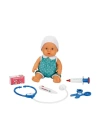 BFS Nessiworld 30111 Bebelou Doktor Zamanı Sesli Bebek Seti 35 cm -Sunman
