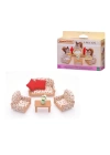 BFS Nessiworld 4464 Sylvanian Families, 3 Parça Koltuk Seti , +3 yaş, figürler ayrı satılır.