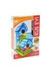 BFS Nessiworld 5269 Kumtoys Boyanabilir 3lü Kuş Evi - Bird House