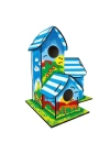BFS Nessiworld 5269 Kumtoys Boyanabilir 3lü Kuş Evi - Bird House