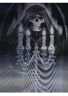 BFS Nessiworld  5D Elmas Boyama 3 Farklı Resim Değişenli Halloween İskelet Tablosu 30x40 cm