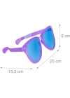 BFS Nessiworld  Büyük Parti Gözlüğü Rengarenk 12 Adet 27x9 cm