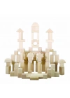 BFS Nessiworld  CS-8831 Natural Ahşap Blok Seti 100 Parça -Chiva