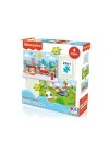 BFS Nessiworld FP 13407 Fisher Price Baby Puzzle City Fun Picnic 2In1