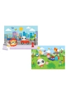 BFS Nessiworld FP 13407 Fisher Price Baby Puzzle City Fun Picnic 2In1