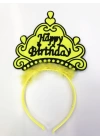 BFS Nessiworld Happy Birthday Yazılı Neon Renk Taç 12 Adet
