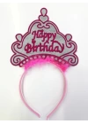 BFS Nessiworld Happy Birthday Yazılı Neon Renk Taç 12 Adet