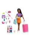BFS Nessiworld HGX55 Barbie Brooklyn Seyahatte Bebeği ve Aksesuarları