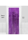 BFS Nessiworld  Işıltılı Duvar ve Kapı Perdesi Mor Renk 90x200 cm