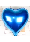 BFS Nessiworld  Kalp Uçan Balon Folyo Mavi 80 cm 32 inç