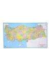 BFS Nessiworld LCSH001 Laço Siyasi Harita Çerçeveli Puzzle