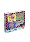 BFS Nessiworld LOL7627 Laço Kids L.O.L. 4ü1 Kutuda Puzzle / 6+12+16+25 Parça Puzzle