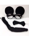 BFS Nessiworld  Mickey Mouse Gözlüğü Papyonu Kuyruğu Seti