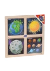 BFS Nessiworld ONY-343/344/345/346 Ahşap Eğitici 4lü Puzzle -Onyıl