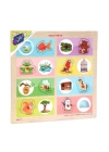 BFS Nessiworld ONY-363-364 Ahşap Tutmalı Eşleştirme Hangi Hayvan Nerede Yaşar -Onyıl