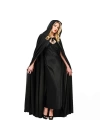 BFS Nessiworld  Sİyah Yakalı Pelerin - Vampir Pelerin - Dracula Pelerin 90 cm