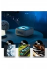 BFS Nostalji Mini Plak Görünümlü Radyolu Bluetooth Hoparlör 3d Ses Dalgası Retro Müzik Plak Beyaz