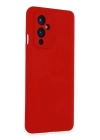BFS  One Plus 9 Kılıf Nano içi Kadife Silikon - Kırmızı