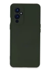 BFS  One Plus 9 Kılıf Nano içi Kadife Silikon - Koyu Yeşil