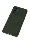 BFS  One Plus 9 Kılıf Nano içi Kadife Silikon - Koyu Yeşil