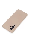 BFS  One Plus 9 Kılıf Nano içi Kadife Silikon - Pudra