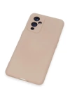 BFS  One Plus 9 Kılıf Nano içi Kadife Silikon - Pudra