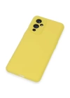 BFS  One Plus 9 Kılıf Nano içi Kadife Silikon - Sarı