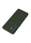 BFS  One Plus 9 Pro Kılıf Nano içi Kadife Silikon - Koyu Yeşil