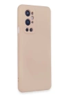 BFS  One Plus 9 Pro Kılıf Nano içi Kadife Silikon - Pudra