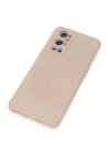 BFS  One Plus 9 Pro Kılıf Nano içi Kadife Silikon - Pudra